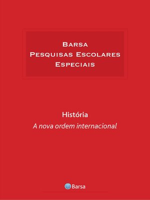 cover image of Temática--História--Nova Ordem Internacional